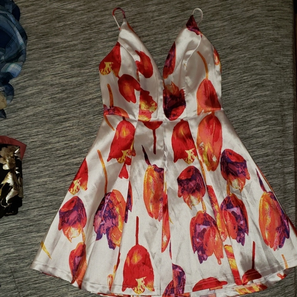 PAPAYA floral dress